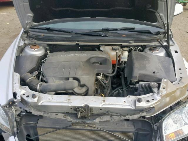 1G1ZH57B39F240201 - 2009 CHEVROLET MALIBU 1LT GRAY photo 7