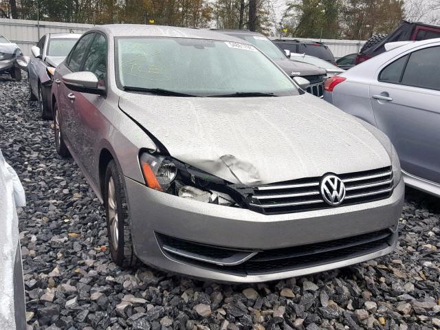 1VWAH7A3XCC015216 - 2012 VOLKSWAGEN PASSAT S SILVER photo 1