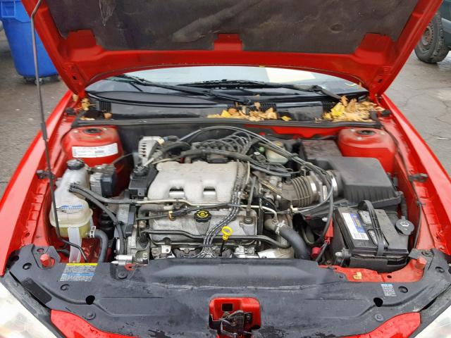 1G2NF52E72C144516 - 2002 PONTIAC GRAND AM S RED photo 7