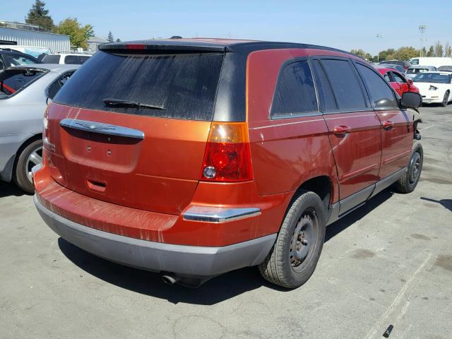 2A8GM68416R740953 - 2006 CHRYSLER PACIFICA T RED photo 4