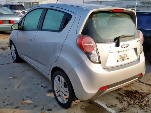 KL8CD6S99FC721482 - 2015 CHEVROLET SPARK 1LT SILVER photo 3