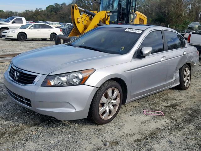 1HGCP26828A050407 - 2008 HONDA ACCORD EXL SILVER photo 2