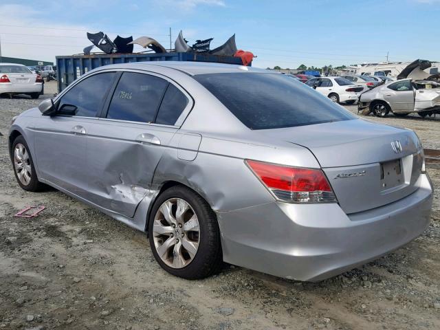 1HGCP26828A050407 - 2008 HONDA ACCORD EXL SILVER photo 3