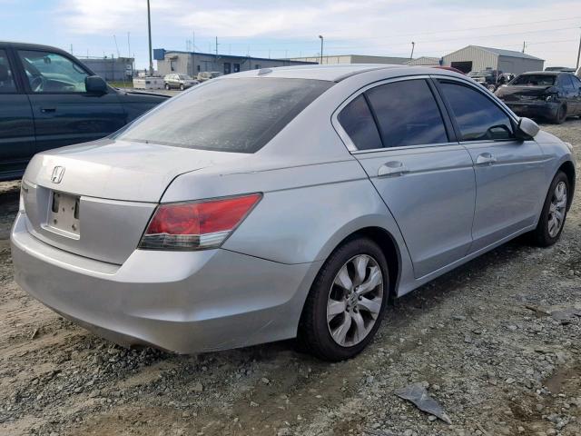 1HGCP26828A050407 - 2008 HONDA ACCORD EXL SILVER photo 4