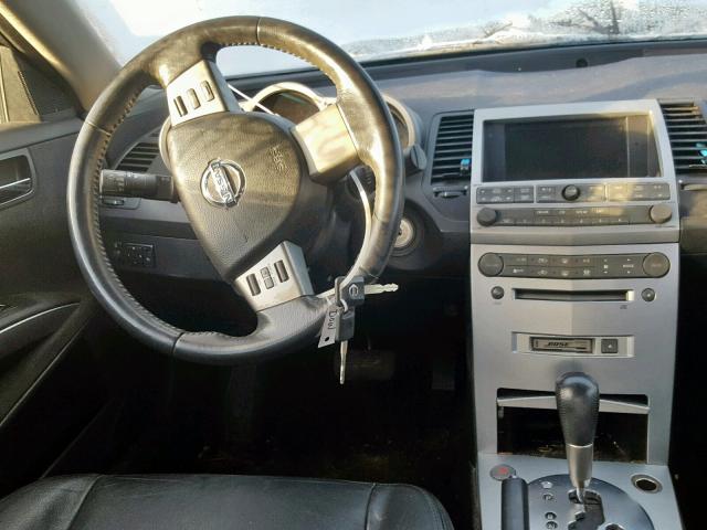 1N4BA41E75C800703 - 2005 NISSAN MAXIMA SE SILVER photo 9