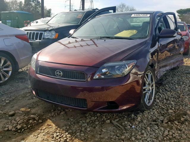 JTKDE167060106463 - 2006 TOYOTA SCION TC 勃艮第红 照片 2