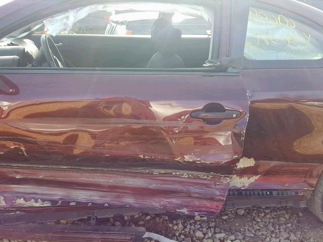 JTKDE167060106463 - 2006 TOYOTA SCION TC 勃艮第红 照片 9