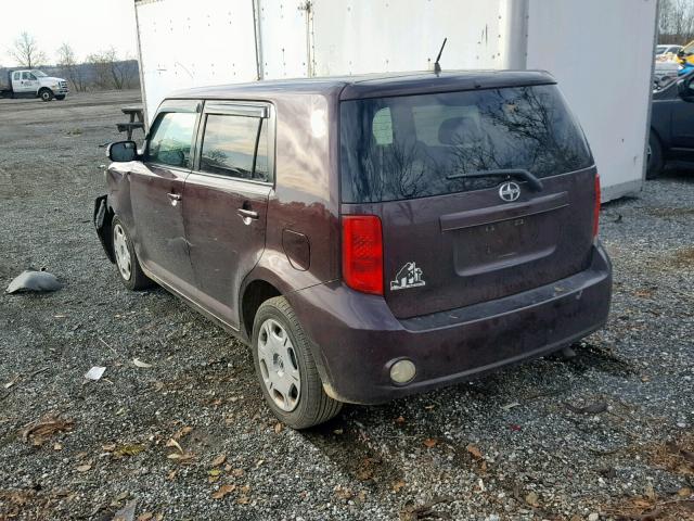 JTLKE50EX81032628 - 2008 TOYOTA SCION XB Bənövşəyi foto 3