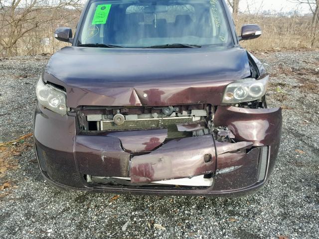 JTLKE50EX81032628 - 2008 TOYOTA SCION XB Bənövşəyi foto 9