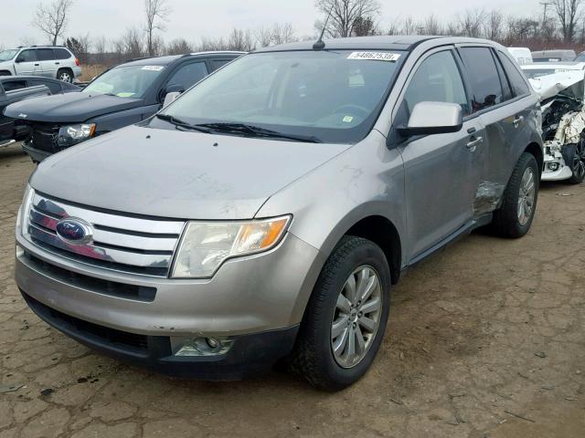 2FMDK38C98BA57203 - 2008 FORD EDGE SEL GRAY photo 2