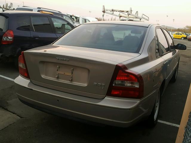 YV1TS92D821267082 - 2002 VOLVO S80 GOLD photo 4