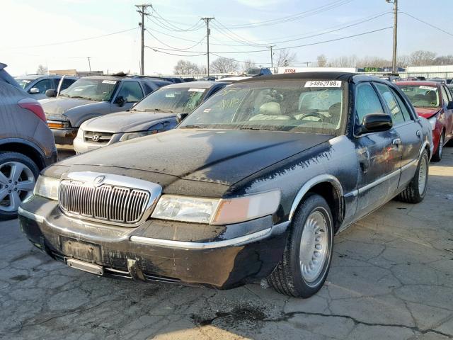 2MEFM75W3XX612580 - 1999 MERCURY GRAND MARQ BLACK photo 2