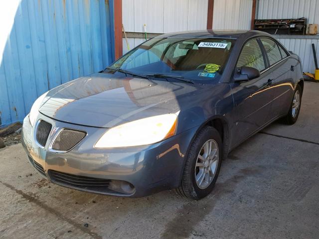 1G2ZF55BX64193387 - 2006 PONTIAC G6 SE BLUE photo 2