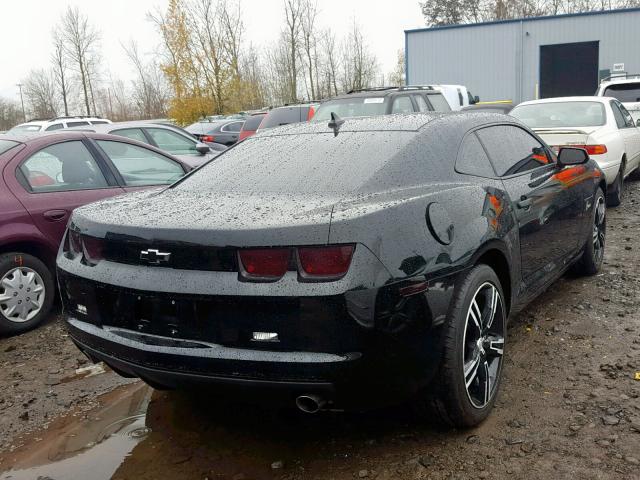 2G1FE1ED6B9129374 - 2011 CHEVROLET CAMARO LS BLACK photo 4