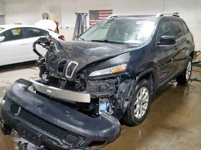 1C4PJMCB1EW260833 - 2014 JEEP CHEROKEE L BLACK photo 2