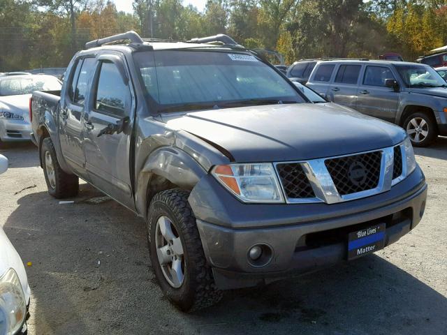 1N6AD07W97C430604 - 2007 NISSAN FRONTIER C GRAY photo 1