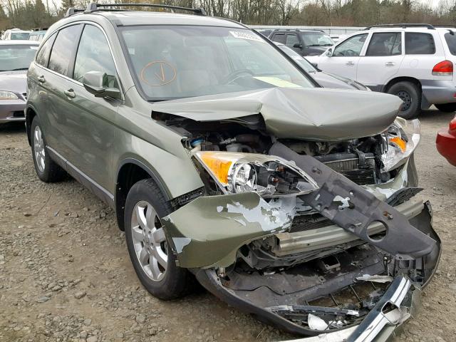 JHLRE48757C006647 - 2007 HONDA CR-V EXL GREEN photo 1