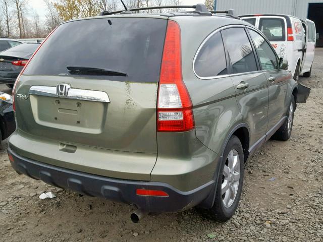 JHLRE48757C006647 - 2007 HONDA CR-V EXL GREEN photo 4