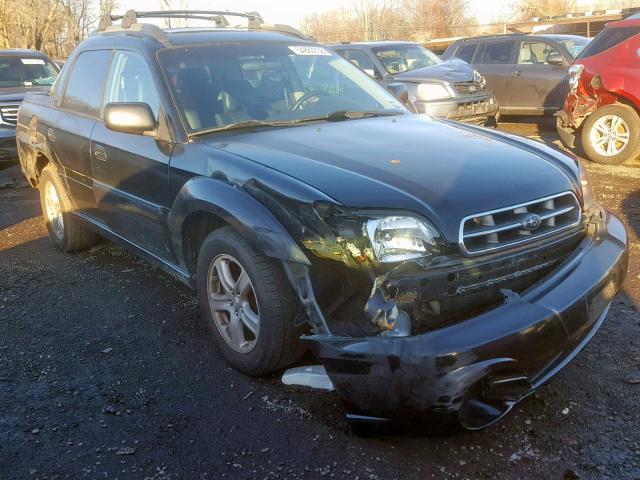 4S4BT62C967101673 - 2006 SUBARU BAJA SPORT BLACK photo 1