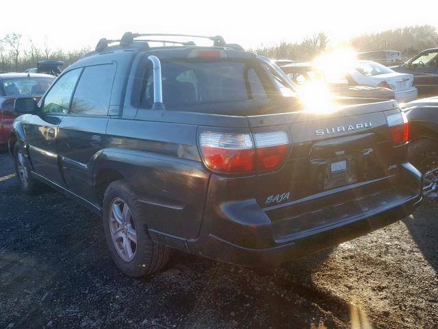 4S4BT62C967101673 - 2006 SUBARU BAJA SPORT BLACK photo 3