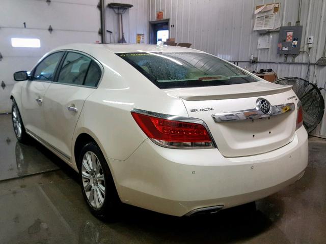 1G4GG5G33DF249317 - 2013 BUICK LACROSSE P WHITE photo 3