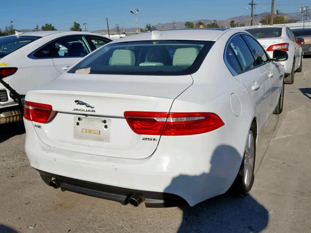 SAJAD4BG1HA957416 - 2017 JAGUAR XE PREMIUM WHITE photo 4