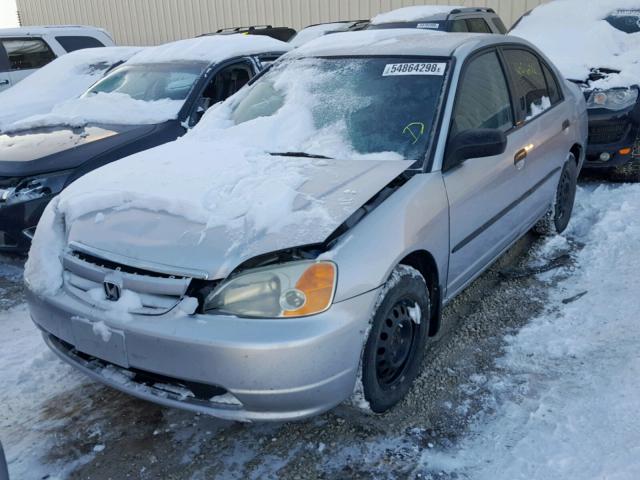 2HGES16173H935796 - 2003 HONDA CIVIC DX SILVER photo 2