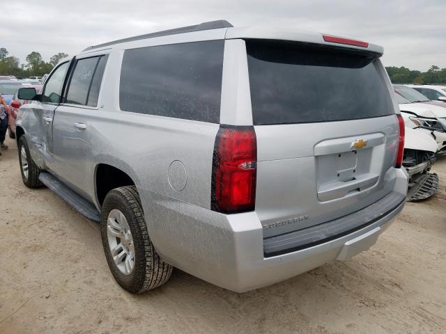 1GNSKHKCXKR349245 - 2019 CHEVROLET SUBURBAN K SILVER photo 3