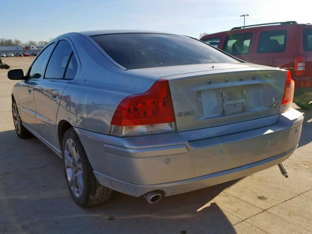 YV1RS592492731089 - 2009 VOLVO S60 2.5T SILVER photo 3