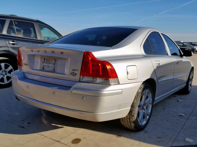 YV1RS592492731089 - 2009 VOLVO S60 2.5T SILVER photo 4