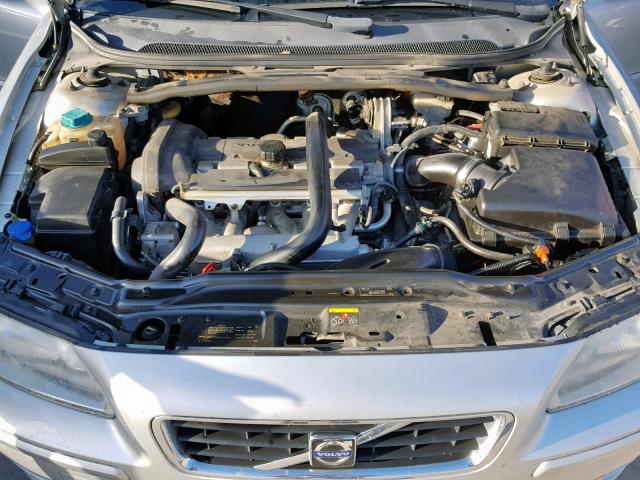 YV1RS592492731089 - 2009 VOLVO S60 2.5T SILVER photo 7