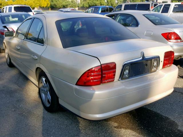 1LNHM87A72Y645409 - 2002 LINCOLN LS كريمي صورة 3