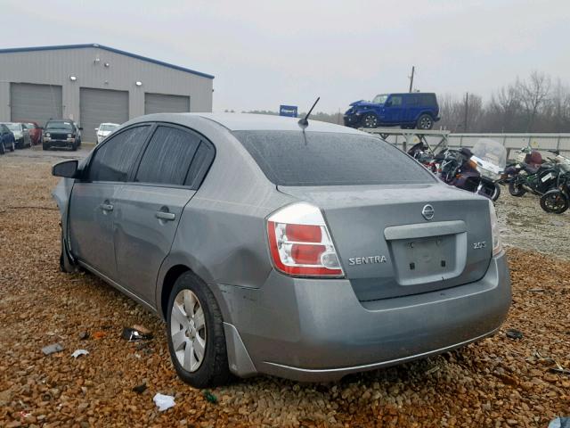 3N1AB61E68L760706 - 2008 NISSAN SENTRA 2.0 GRAY photo 3