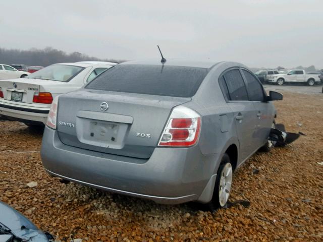 3N1AB61E68L760706 - 2008 NISSAN SENTRA 2.0 GRAY photo 4