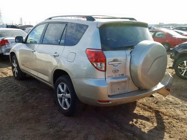 JTMZD31V765002430 - 2006 TOYOTA RAV4 LIMIT TAN photo 3