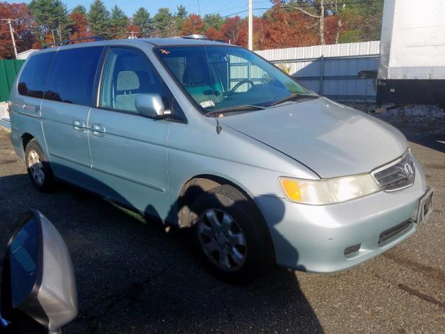 2HKRL18692H589570 - 2002 HONDA ODYSSEY EX BLUE photo 1