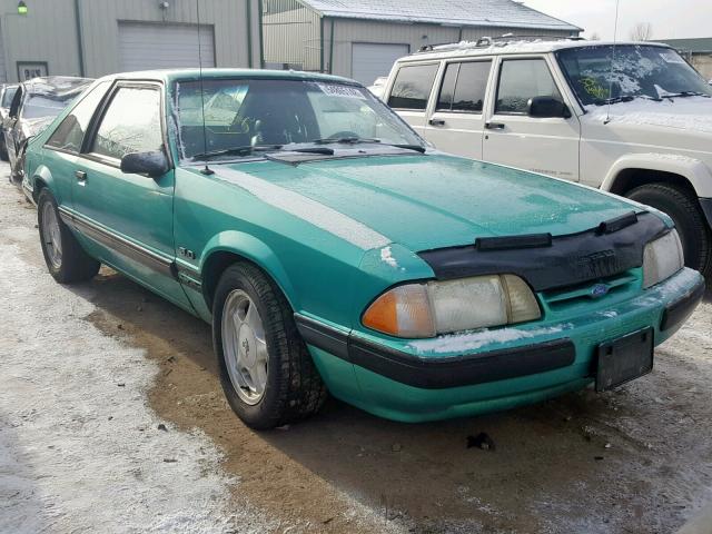 1FACP41E4MF199430 - 1991 FORD MUSTANG LX GREEN photo 1