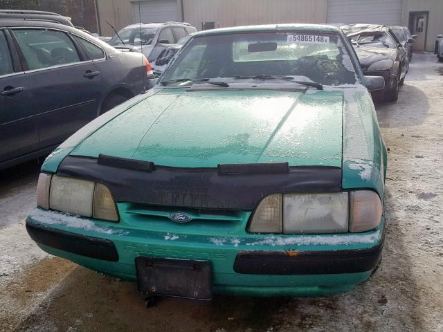 1FACP41E4MF199430 - 1991 FORD MUSTANG LX GREEN photo 9