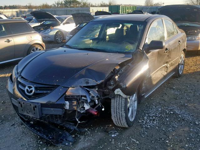 JM1BK323471669467 - 2007 MAZDA 3 S BLACK photo 2