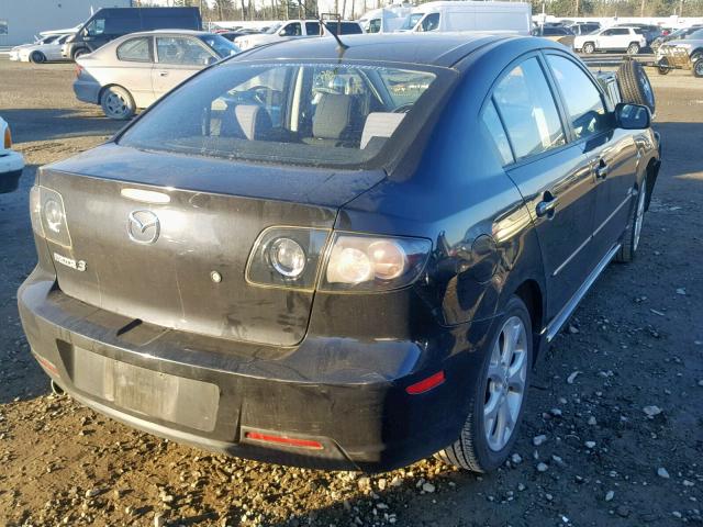 JM1BK323471669467 - 2007 MAZDA 3 S BLACK photo 4