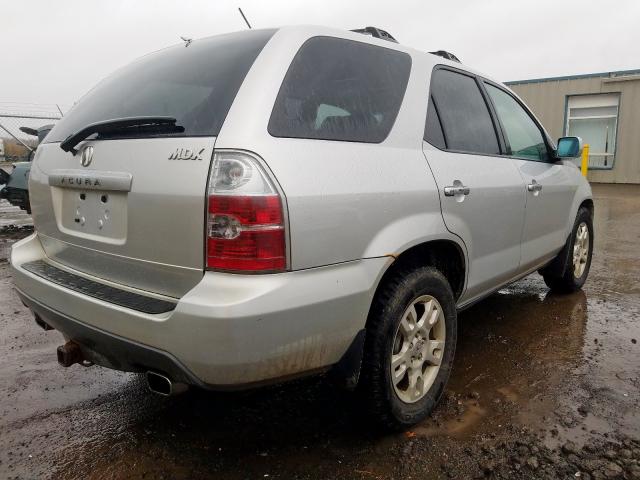 2HNYD18615H000012 - 2005 ACURA MDX TOURIN SILVER photo 4