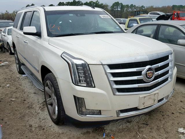 1GYS3HKJ7FR285993 - 2015 CADILLAC ESCALADE E WHITE photo 1