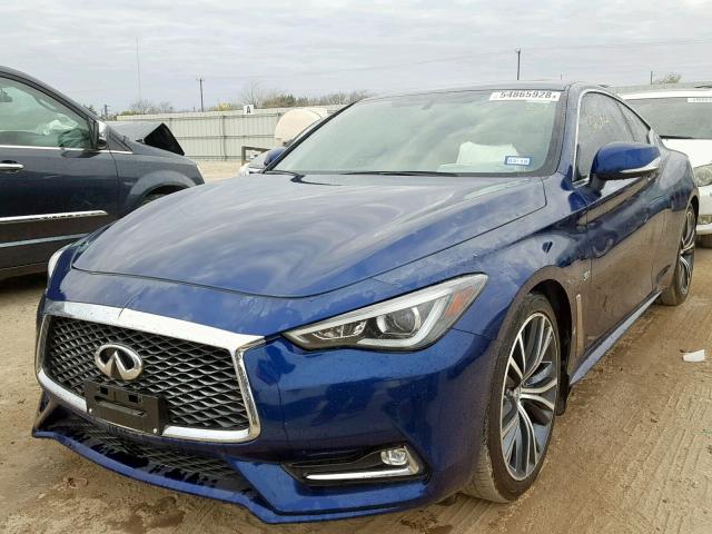 JN1EV7EK7HM363882 - 2017 INFINITI Q60 PREMIU BLUE photo 2