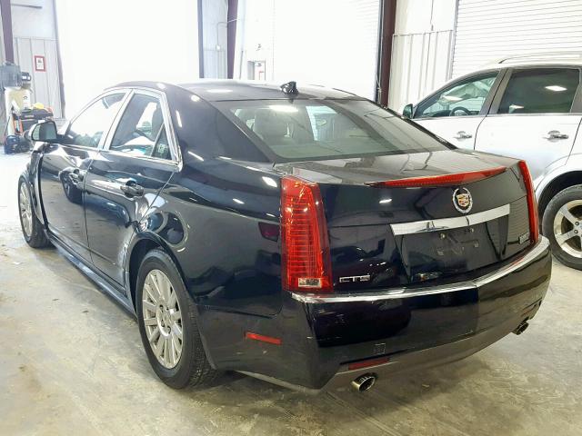 1G6DF5EG6A0150119 - 2010 CADILLAC CTS LUXURY BLACK photo 3