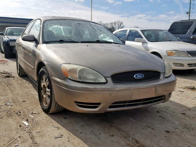 1FAFP56205A233864 - 2005 FORD TAURUS SEL GOLD photo 1