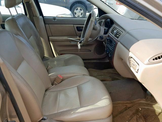 1FAFP56205A233864 - 2005 FORD TAURUS SEL GOLD photo 5