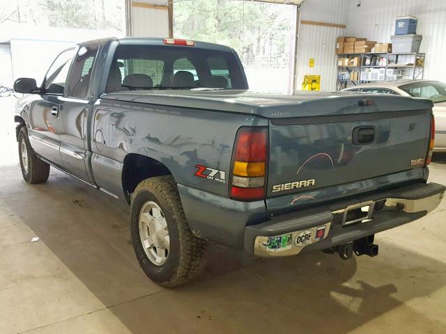 1GTEK19B76Z287237 - 2006 GMC NEW SIERRA BLUE photo 3