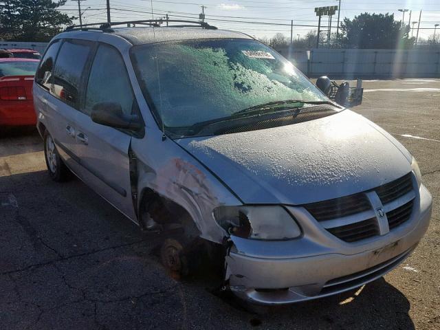 1D4GP45R57B175855 - 2007 DODGE CARAVAN SX SILVER photo 1