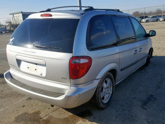 1D4GP45R57B175855 - 2007 DODGE CARAVAN SX SILVER photo 4