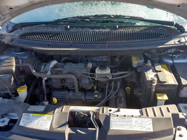 1D4GP45R57B175855 - 2007 DODGE CARAVAN SX SILVER photo 7